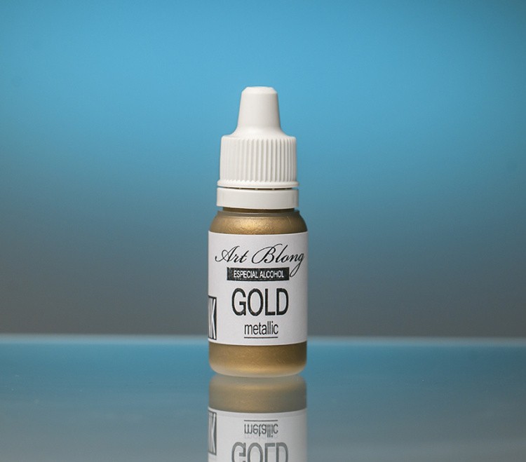 Набор алкогольных чернил metallic Gold, Silver, Bronze, Art Blong — картинка 2