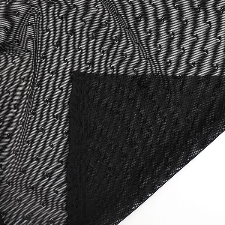 Сетка эластичная KRUZHEVO, 5 м. ширина 140 см, 80 г/м², цвет: 170 черный — картинка 4