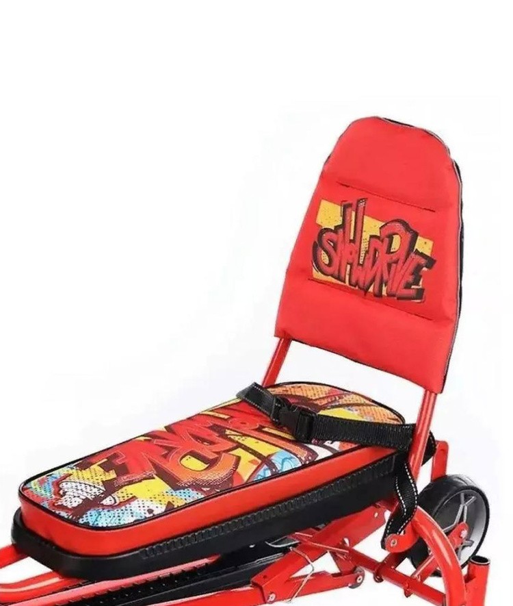 Снегокат детский со спинкой Тимка спорт 6 Граффити — картинка 11