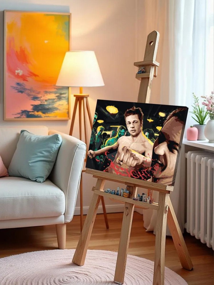 Картина по номерам «Бойцовский клуб: Рассказчик и Тайлер арт 5» — картинка 9