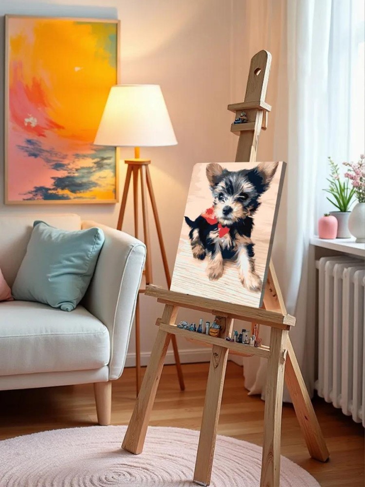 Картина по номерам «Йоркширский терьер» — картинка 9