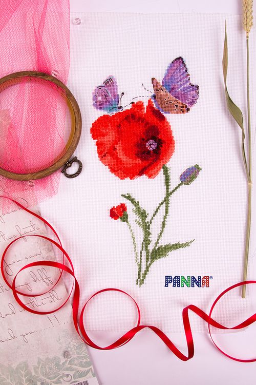 Набор для вышивания «Мгновения лета. Бабочки» — картинка 2