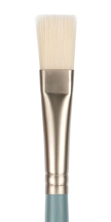 Кисть синтетика №16, плоская, 5 шт., длинная ручка, Vista-Artista — картинка 2