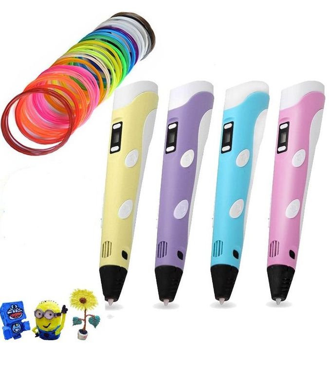 3D ручка, голубая — картинка 3