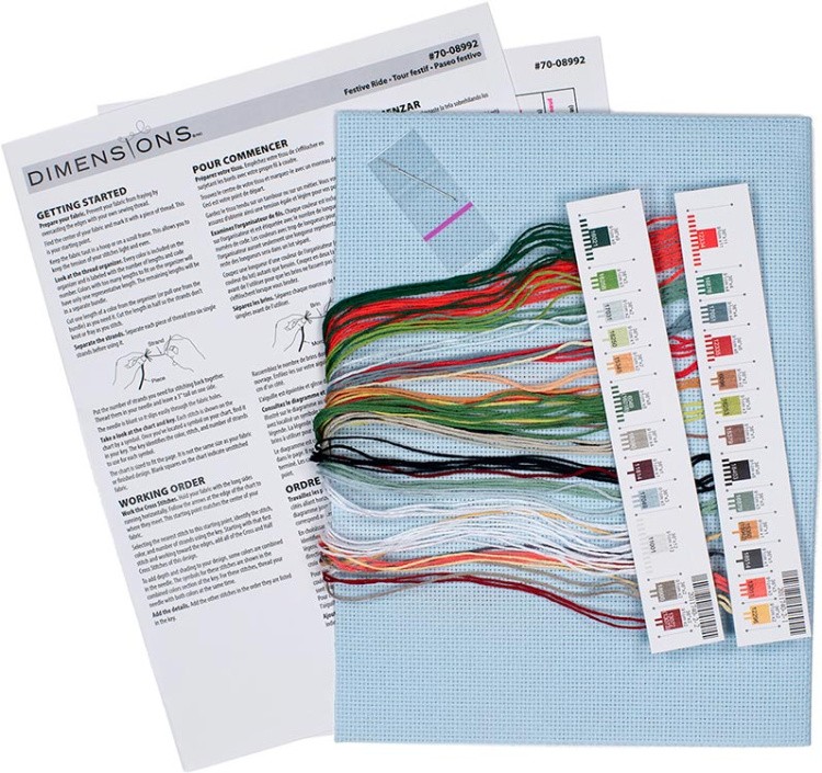 Набор для вышивания «Праздничная поездка» — картинка 3