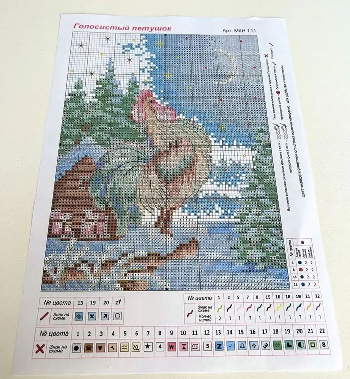 Набор для вышивания «Голосистый петушок» — картинка 4