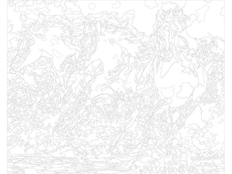 Картина по номерам «Бегущие жеребцы» — картинка 3