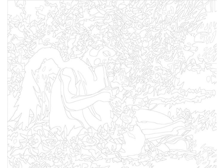 Картина по номерам «Маленький херувим» — картинка 3