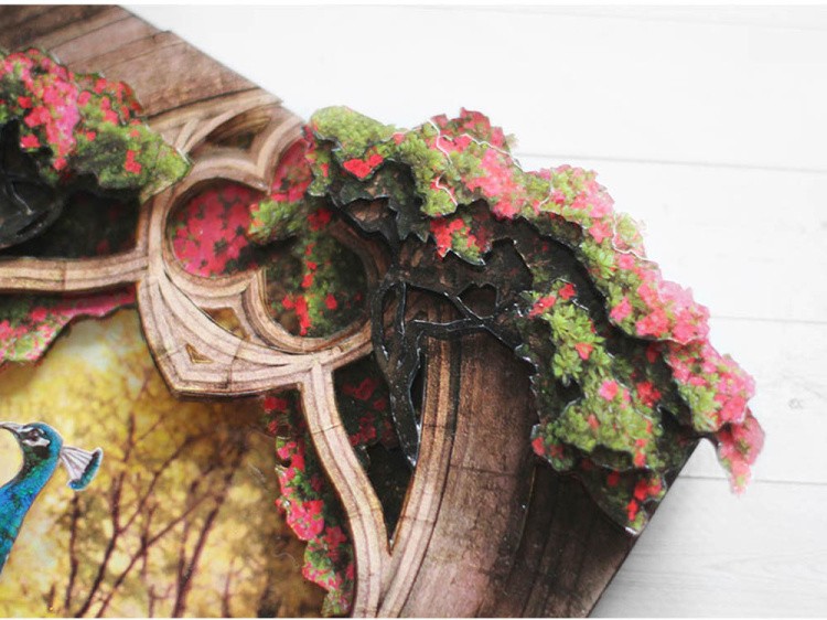 Папертоль «Павлин в волшебном саду» — картинка 7