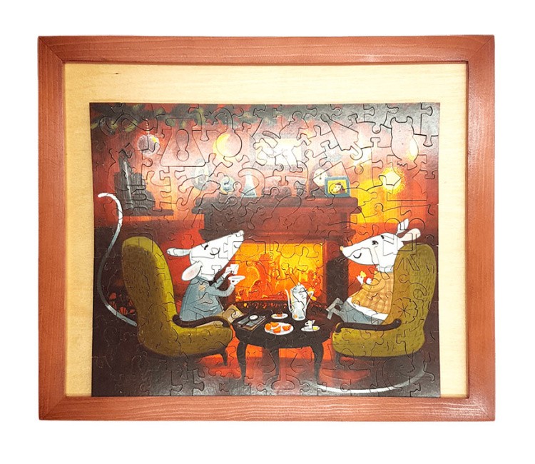 Деревянные пазлы DAVICI «Элементарно, Ватсон!» — картинка 14