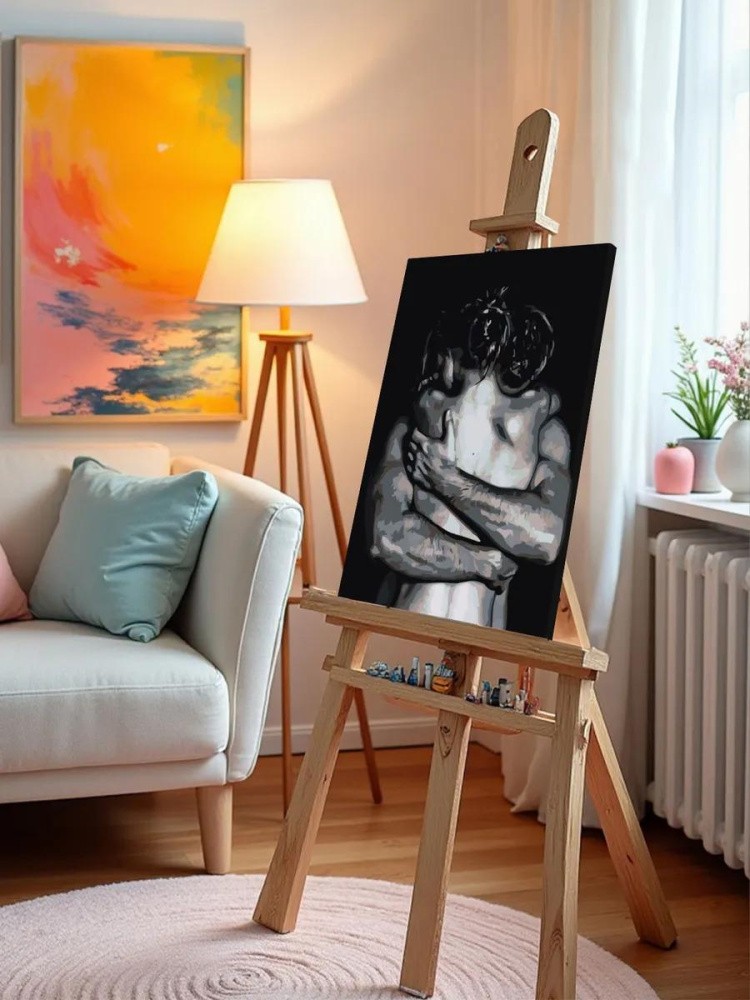 Картина по номерам «Крепкие объятия» — картинка 9