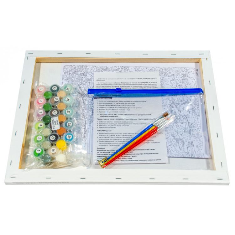 Картина по номерам «Вечернее сияние московских улиц» — картинка 3