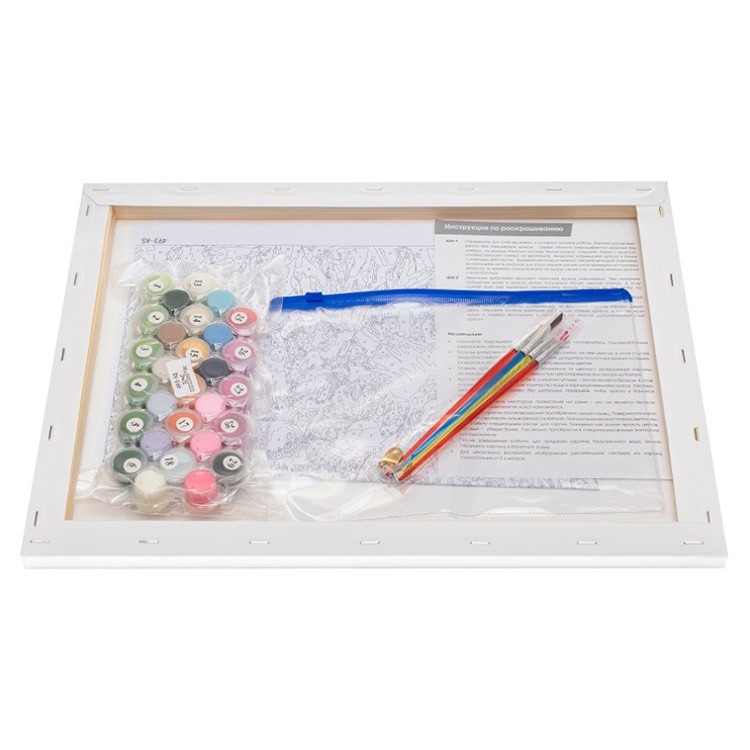 Картина по номерам «Кружевной ирис» — картинка 3