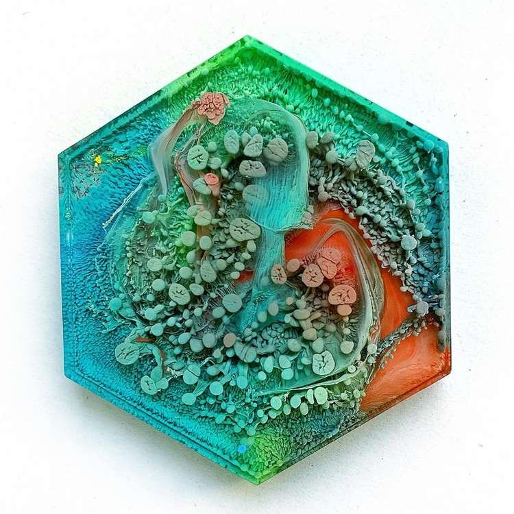 Набор красок для Петри (12 цветов по 5 мл), Kamenskaya Ink — картинка 9