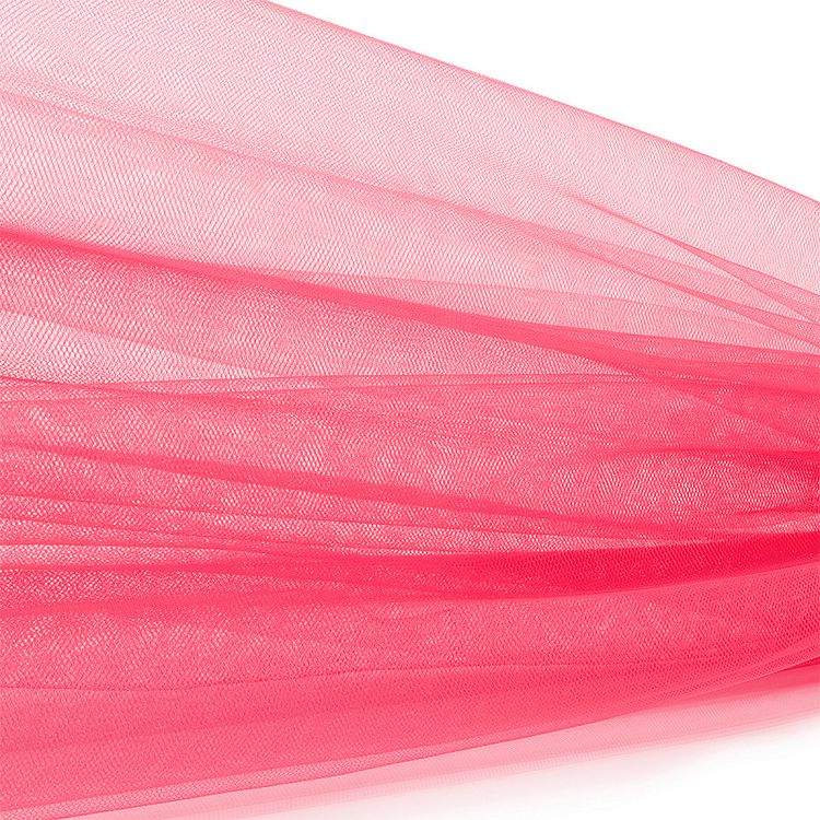 Еврофатин мягкий матовый Hayal Tulle, 5 м, ширина 300 см, цвет: розовый неон, Hayal — картинка 2