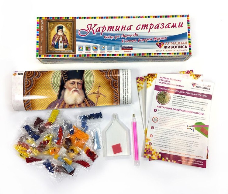 Алмазная вышивка «Икона Святитель Лука» — картинка 2