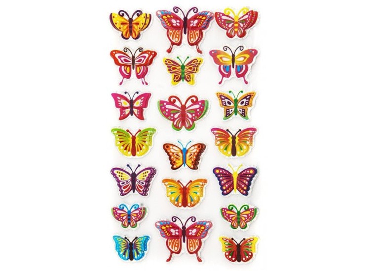 Декоративные наклейки «Дневные бабочки»