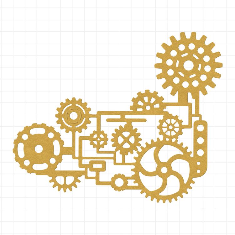 Нож для вырубки «Механизм», 7,4x9 см, Mr.Painter — картинка 2