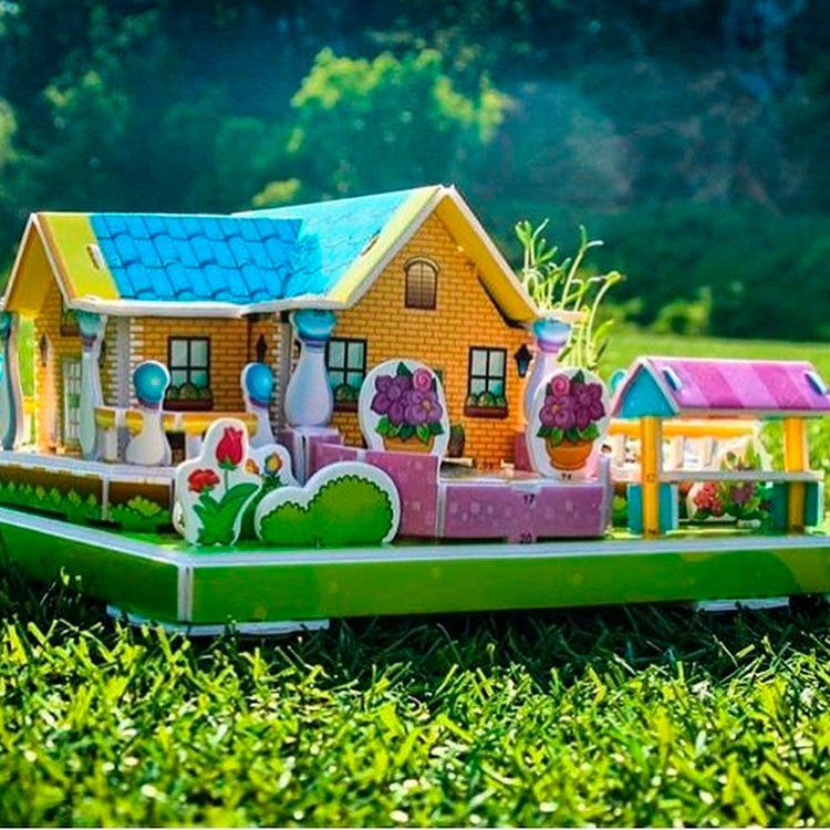 3Д пазл Стильная вилла — картинка 3