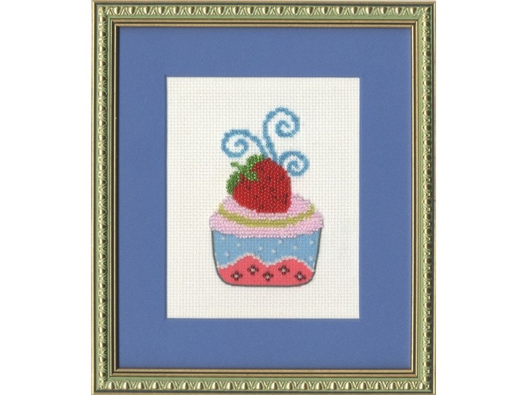 Набор вышивки бисером «Клубничный десерт» — картинка 2