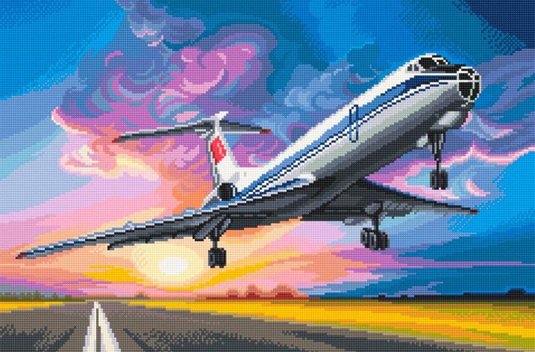 Алмазная вышивка «Покоритель неба» — картинка 2
