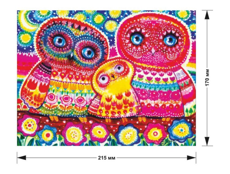 Деревянные пазлы DAVICI «Совушки» — картинка 2