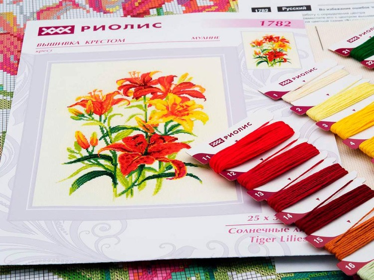 Набор для вышивания «Солнечные лилии» — картинка 5