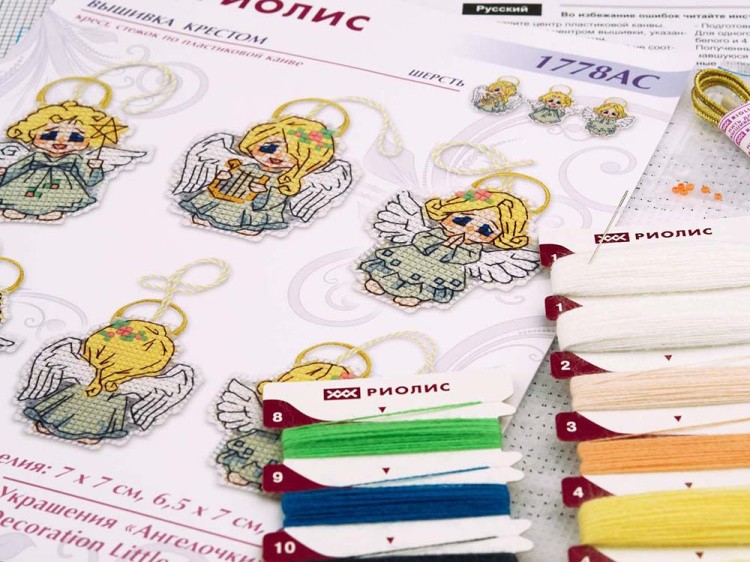 Набор для вышивания «Украшения. Ангелочки» — картинка 4