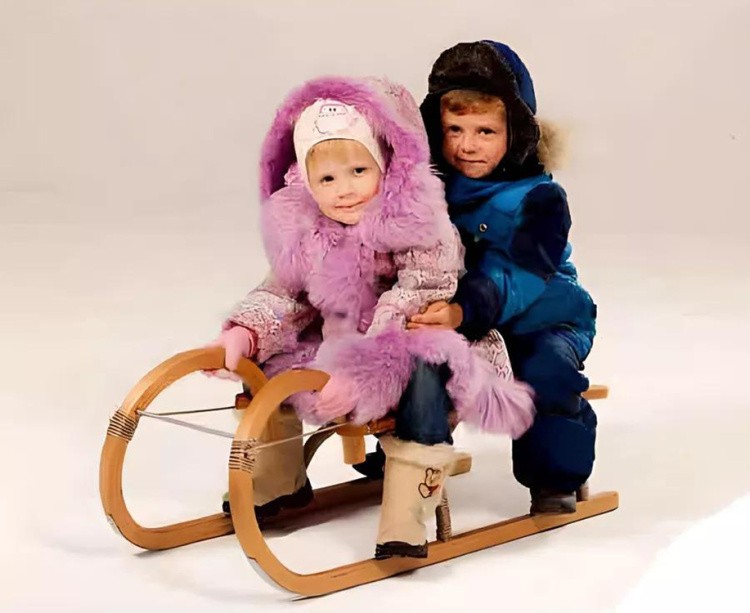 Санки детские зимние деревянные «Мороз Иванович» складные — картинка 6