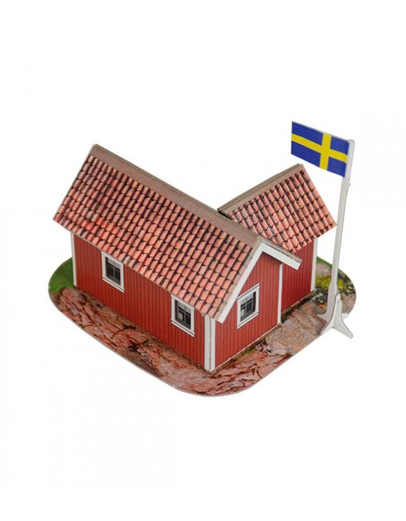 Сборная модель из картона «Шведский домик» — картинка 2