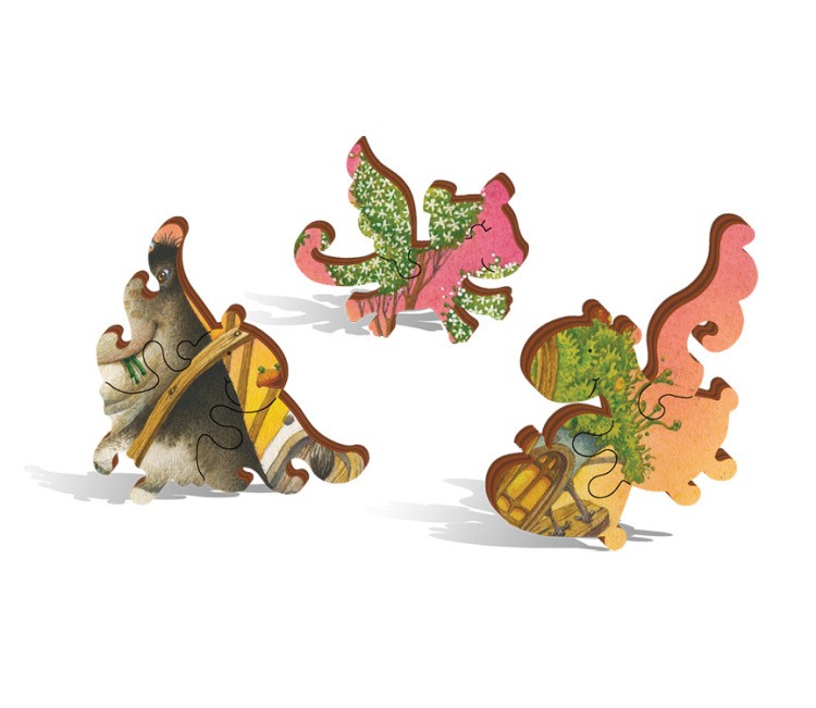 Деревянные пазлы DAVICI «Дружба на полянке» — картинка 5