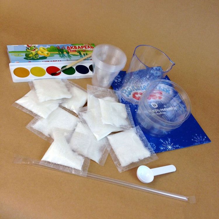 Большой набор «Волшебный снег и 20 опытов со льдом» — картинка 5