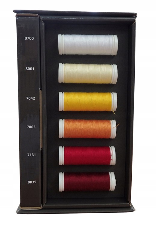 Набор ниток Talia 120/200м «Эксклюзивный», 24 цвета, Ariadna — картинка 6