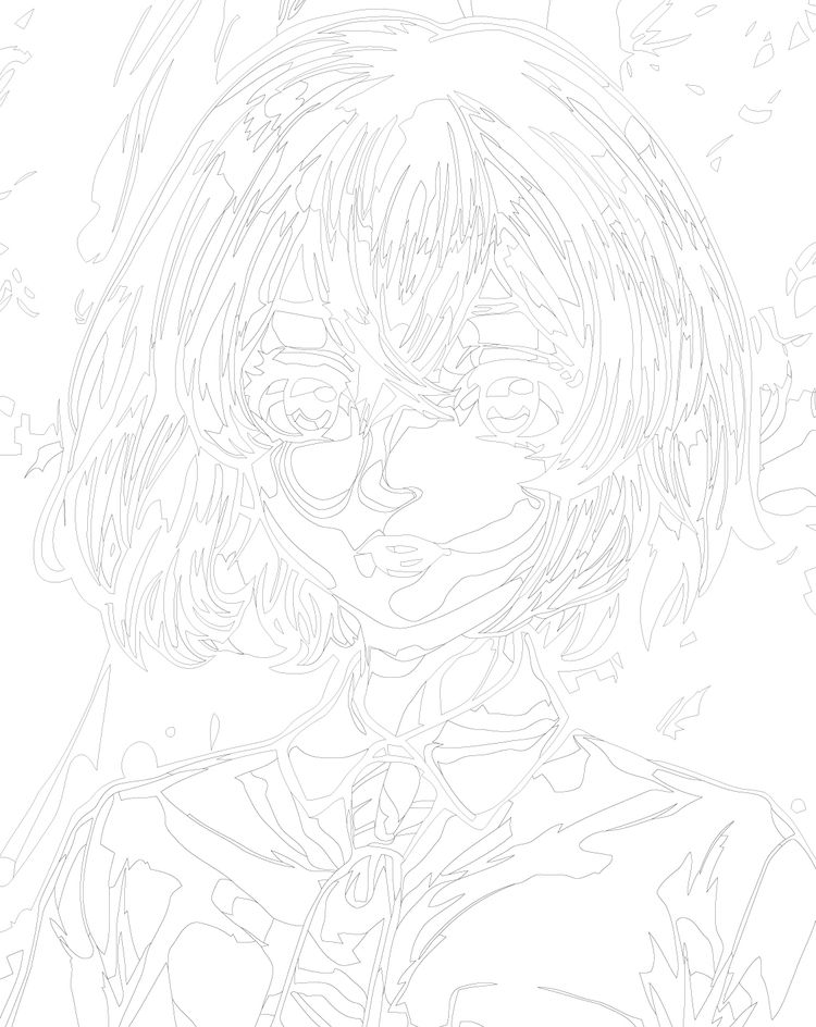 Картина по номерам «Аниме Токийские Мстители: Хината Тачибана» — картинка 3