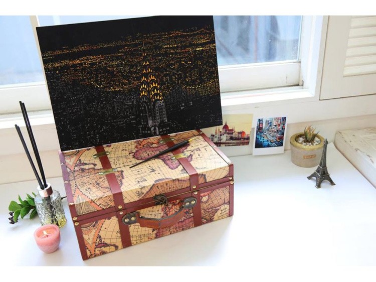 Скретч-картина «Нью-Йорк» — картинка 9