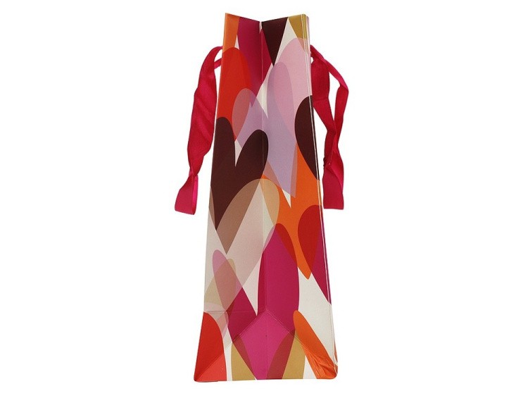 Подарочный пакет «Цветные сердечки» — картинка 2