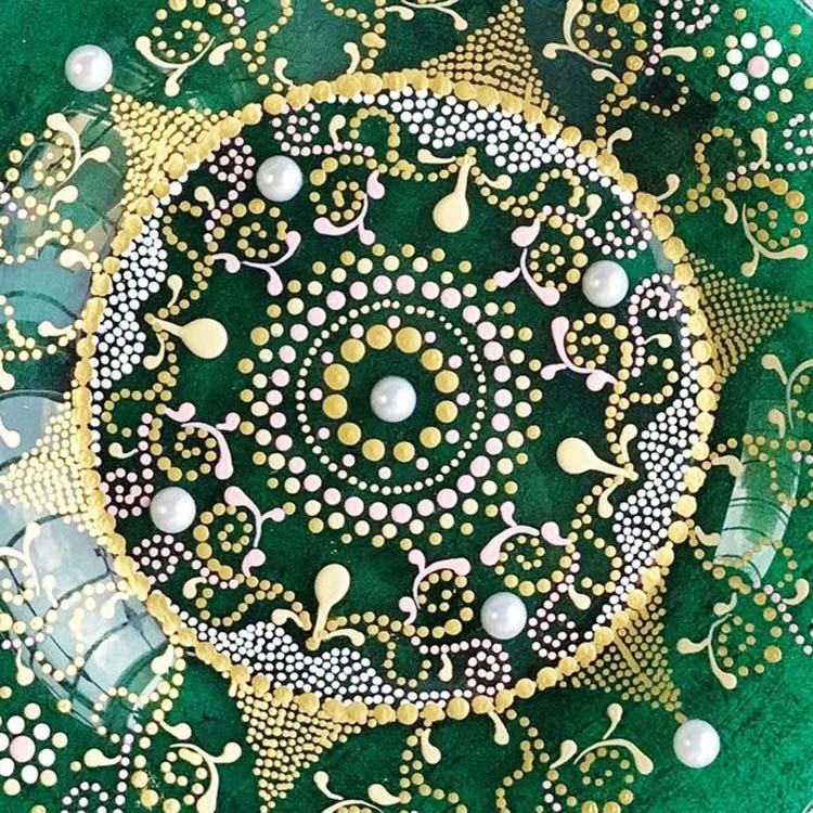 Набор для точечной росписи «Золотой изумруд» — картинка 3