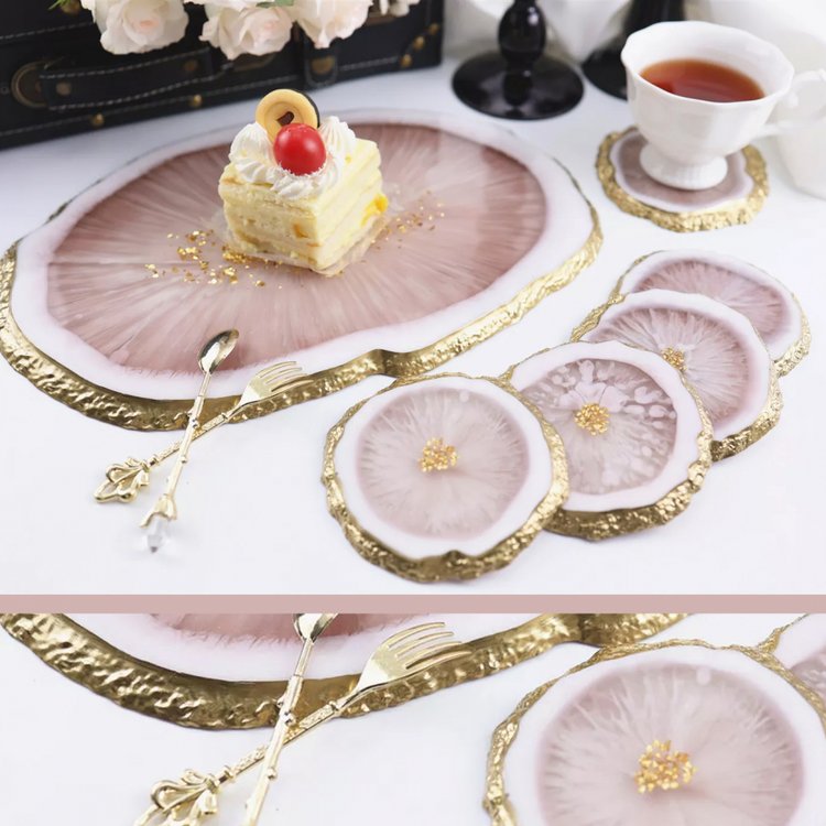 Силиконовый молд - Поднос с живым краем, 36x27см 1 шт. — картинка 3