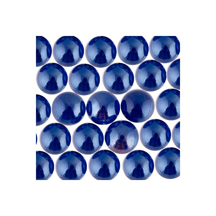 Стеклянные шарики марблс №01 темно-синие GLM-01/16, 16 мм, 340 г, Blumentag 