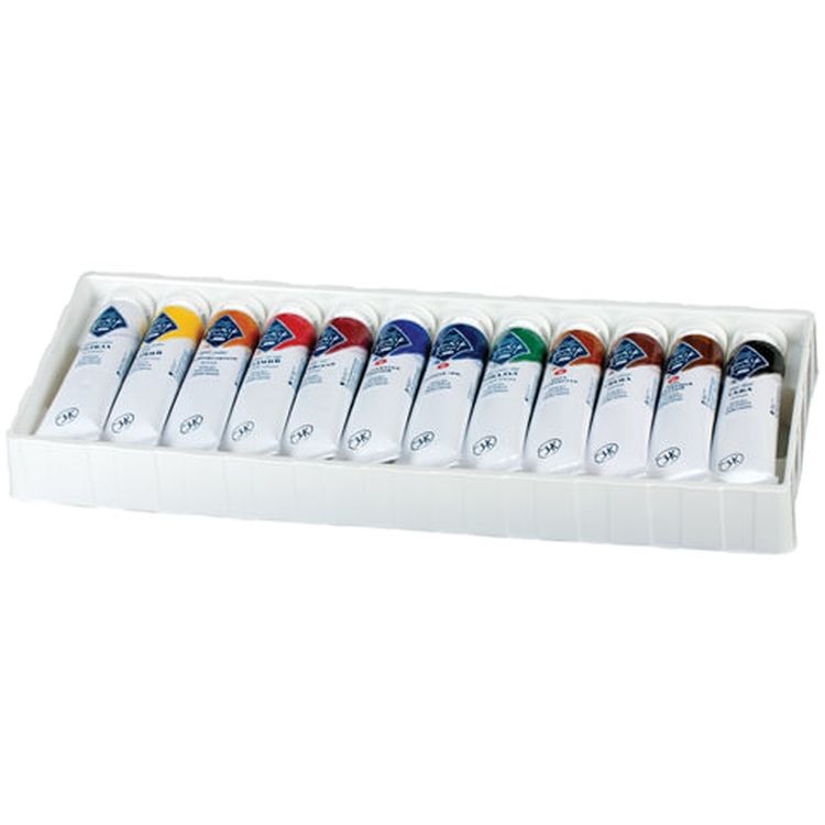 Краски масляные художественные «Мастер-класс», 12 цв. по 18 мл, в тубах — картинка 2