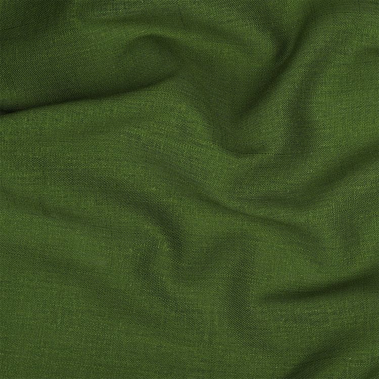 Ткань льняная, 1 м x 140 см, 190 г/м², цвет: зеленый чай, TBY — картинка 2
