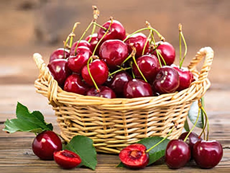 Алмазная вышивка «Корзинка с вишней» — картинка 2