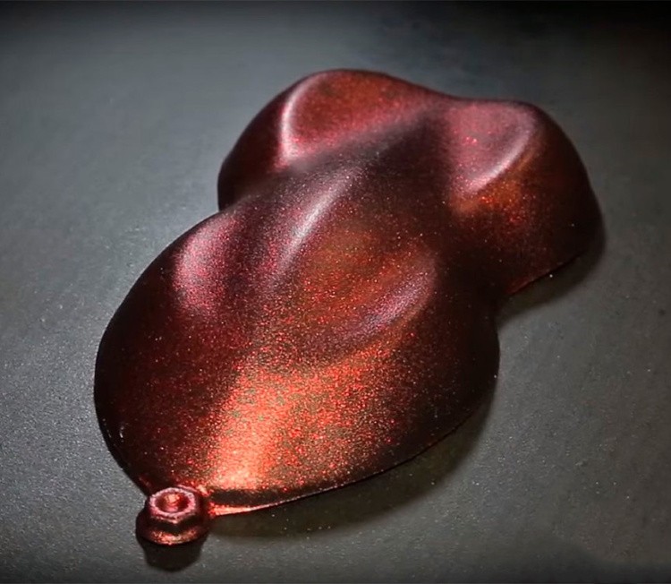 Пигмент Глиттер Glitter Rich Red, 10 г — картинка 4