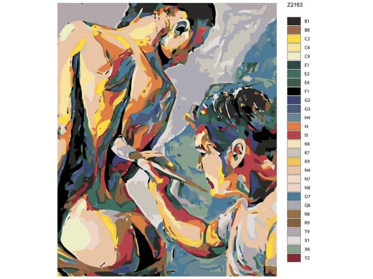 Картина по номерам «Боди-арт» — картинка 2