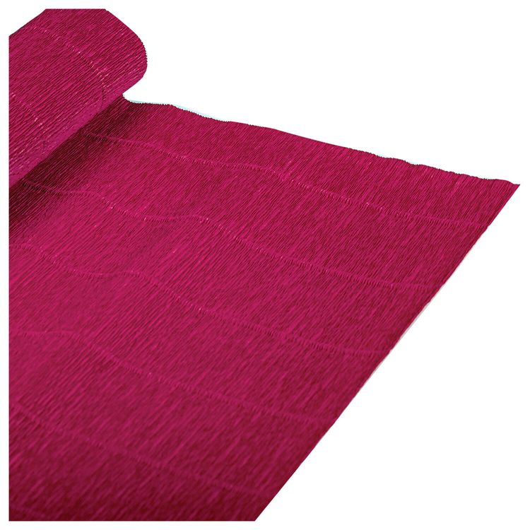Бумага гофрированная Fiore 140 г/м2, темно-малиновая (984), 50х250 см, Brauberg — картинка 3