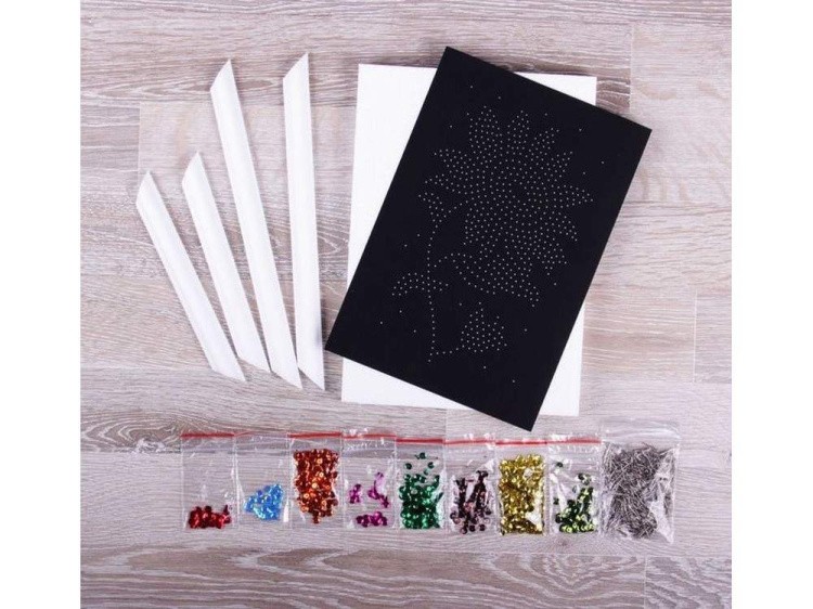 Мозаика из пайеток «Подсолнух» — картинка 2