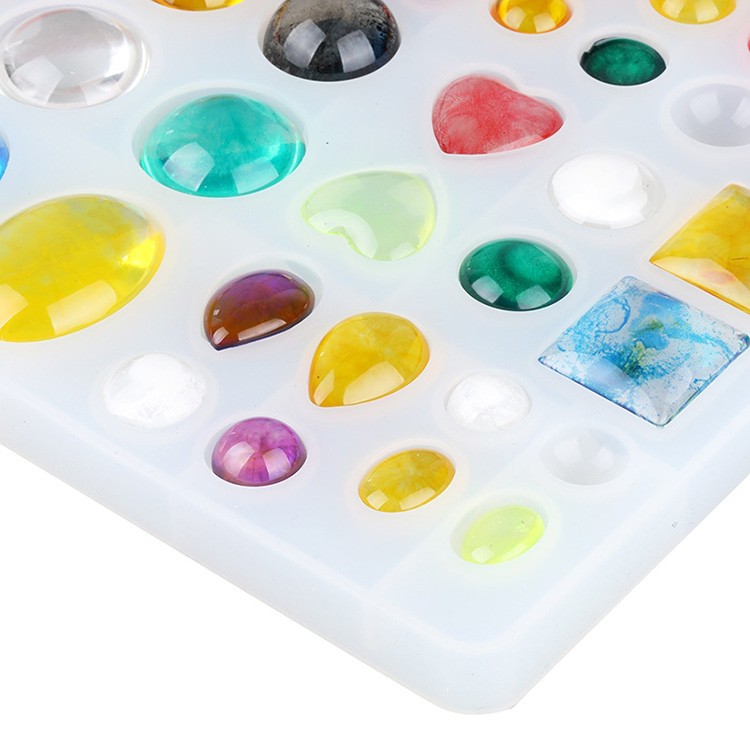 Силиконовый молд для кабошонов Epoxy Master, 25,5х16 см — картинка 7