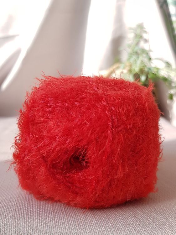 Пряжа Камтекс Хлопок травка (046), красный, 5 шт. по 100 г — картинка 3