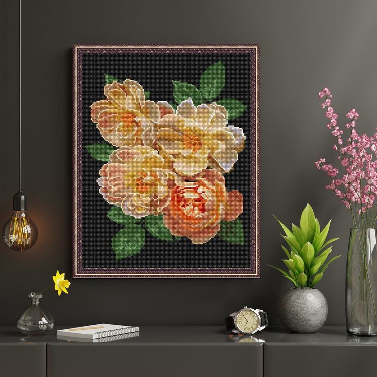 Алмазная вышивка «Английская роза» — картинка 5