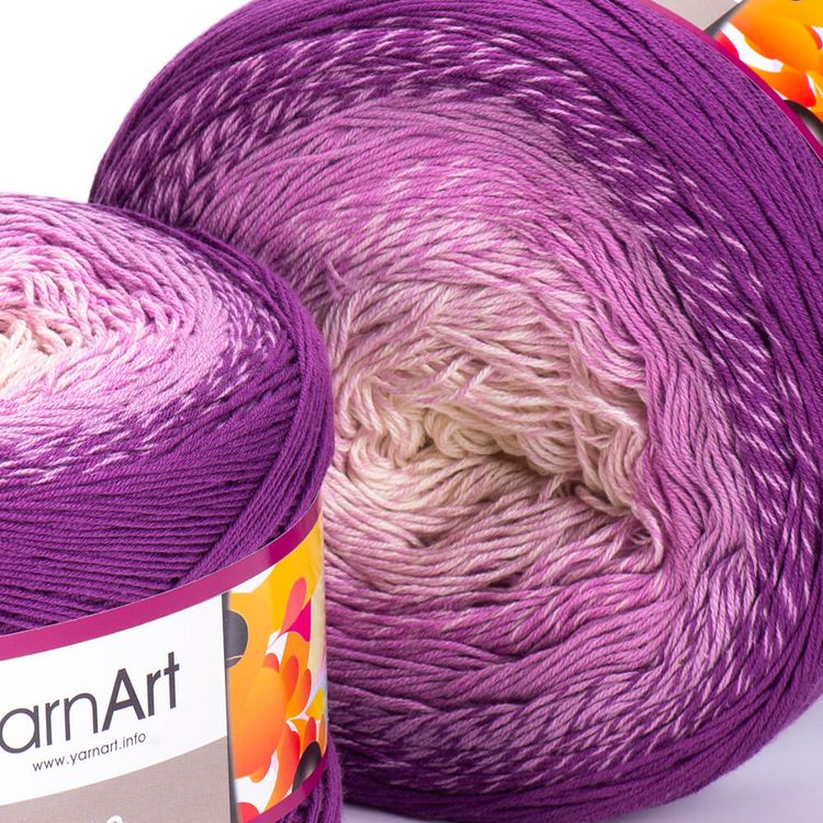 Пряжа YarnArt Flowers (290), мультиколор, 5 шт. по 250 г — картинка 2